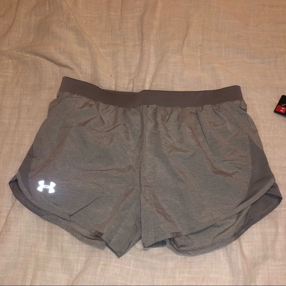 Under Armour heatgear running shorts.